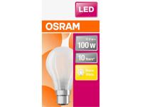 OSRAM HOMELIGHTING 4058075124684 LED-lamp Energielabel D (A - G) B22d Peer 11 W = 100 W Warmwit (Ø x l) 60.0 mm x 104.0 mm 1 stuk(s) - thumbnail