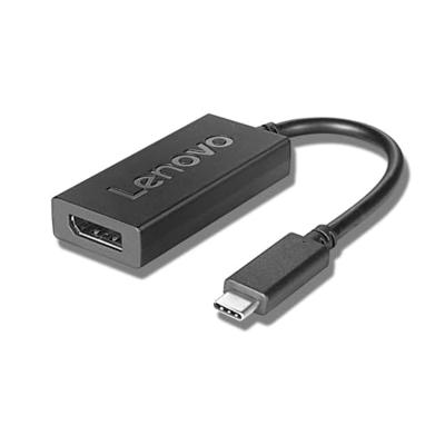 Lenovo 4X90Q93303 USB-C / DisplayPort Adapter [1x USB-C stekker - 1x DisplayPort bus] Zwart