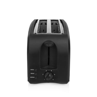 Tristar BR-1046 Broodrooster met dubbele lange sleuf Met broodrekje Grijs, Zwart