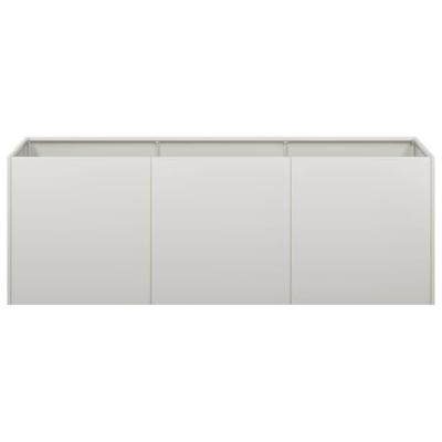 VidaXL Plantenbak 120x40x40 cm roestvrij staal