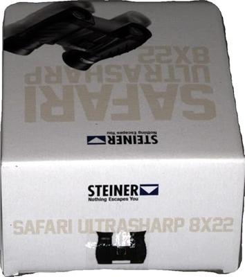 STEINER verrekijker Safari UltraSharp 8x22 - Duitse kwaliteitsoptiek, compact, licht, ideaal voor reizen, wandelen, sport en natuurobservatie