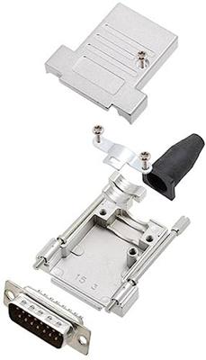 Amphenol L17DTSL25-RG-LJS-T+L717SDB25P D-sub male connectorset 180 ° Aantal polen: 25 Soldeerkelk 1 stuk(s)