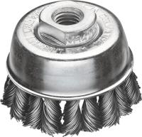 Lessmann Potborstel | d. 65 mm M14 draaddikte 0,5 mm | staal | 12500 min-¹ | 1 stuk - 482217WZ 482217WZ - thumbnail