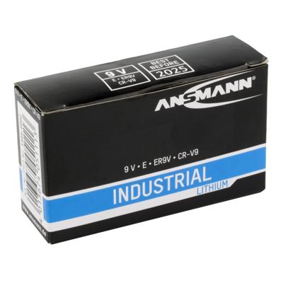 Ansmann Lithium Industrial 6LR61 9V batterij (blok) Lithium 1200 mAh 9 V 5 stuk(s) Ansmann Lithium Industrial 6LR61 9V batterij (blok) Lithium 1200 mAh 9 V 5 stuk(s)