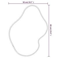 VidaXL Wandspiegel 60x50 cm zilverkleurig - thumbnail