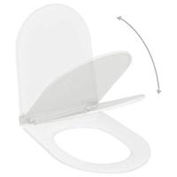 VidaXL Toiletbril soft-close met quick-release ontwerp wit - thumbnail