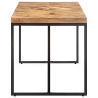 Eettafel 160x70x76 cm massief acaciahout en mangohout - thumbnail