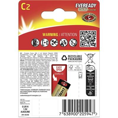 Eveready E304396700 C batterij (baby) 1.5 V 2 stuk(s)