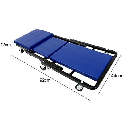 Rolbed, rolwagen, sleutelwagen, monteurskar, werkruk, blauw