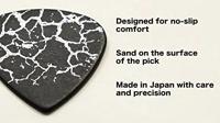 Ibanez PPA14MSGYE Grip Wizard Series Sand Grip plectrumset 6-pack teardrop geel medium - thumbnail