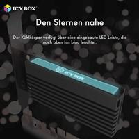 ICY BOX IB-PCI214M2-HSL, uitbreidingskaart voor NVMe-SSD adapter - thumbnail