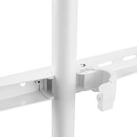 Nedis TV Vloerstandaard | 50-65 " | Aluminium / Wit | 1 stuks - TVSM7060WT TVSM7060WT - thumbnail