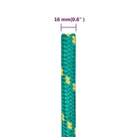 Boottouw 16 mm 50 m polypropyleen groen - thumbnail