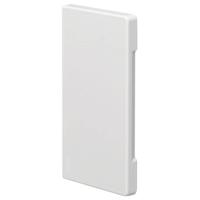 Hager BR6513069016 Eindstuk (b x d) 130 mm x 68 mm Wit 1 stuk(s) - thumbnail