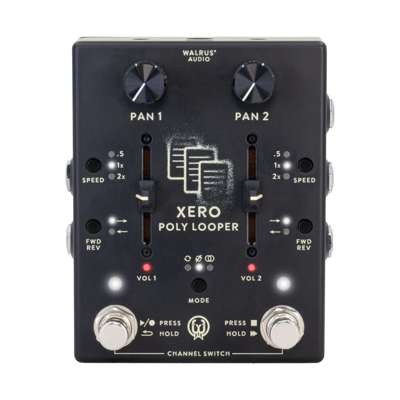 Walrus Audio Xero Poly Looper Black stereo / dual looper effectpedaal