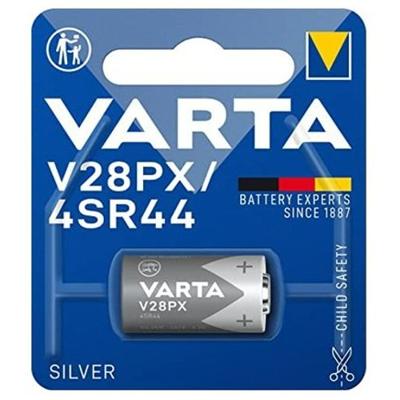 Varta SILVER Cylindr.V28PX/4SR44 Bl1 4SR44 Fotobatterij Zilveroxide 145 mAh 6.2 V 1 stuk(s)