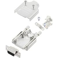 TRU COMPONENTS TCMHDM09HDS15K 7708828 D-sub female connectorset 180 ° Aantal polen: 15 Soldeerkelk 1 stuk(s) - thumbnail