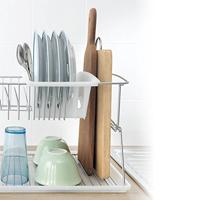 Tomado-Metaltex Silver Afdruiprek 45x31x28Cm 2 Verdiepingen - thumbnail