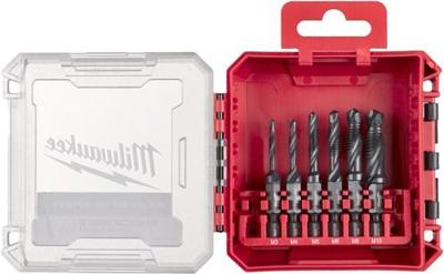 Milwaukee Accessoires Milwaukee boor tap combinatie | 1/4" hss-g | combi drill tap set - 4932498267 Milwaukee Accessoires Milwaukee boor tap combinatie | 1/4" hss-g | combi drill tap set - 4932498267