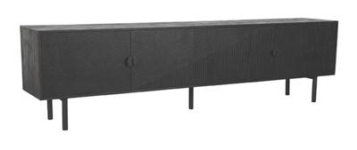 LABEL51 Tv-meubel Cotia - Zwart - Mangohout - Tv-Meubel