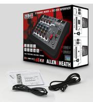Allen & Heath ZEDi-8 analoge mixer met 2x2 USB - thumbnail