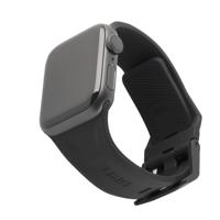 Urban Armor Gear Scout Armband voor Apple Watch 42 mm / 44 mm [Watch SE, Series 6/Series 5/Series 4/Series 3/Series 2/Series 1, zachte siliconen reserveband, roestvrijstalen sluiting] zwart - thumbnail