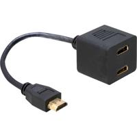 DeLOCK hdmi > 2x hdmi hdmi splitter (0,2 meter) - thumbnail