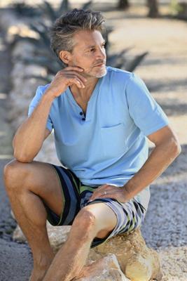 Katoenen heren shortama Allantic