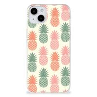 iPhone 15 | Siliconen Case | Ananas - thumbnail