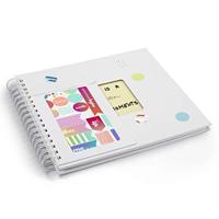 Hama creatieve set plakalbum 50 witte pagina's wit - thumbnail
