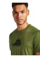 Icebreaker 150 Tech Lite SS Cosy Camper T-shirt Heren Sphagnum XL - thumbnail