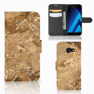 Samsung Galaxy A5 2017 | Bookcase | Marmer Creme