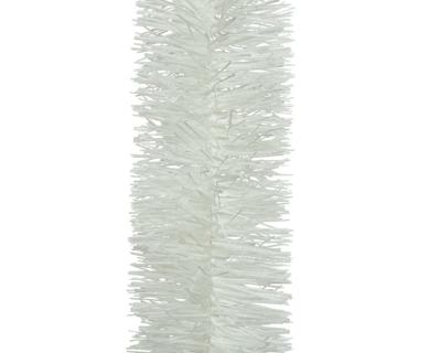 Lametta guirlande glans winterwit