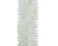 Lametta guirlande glans winterwit - thumbnail