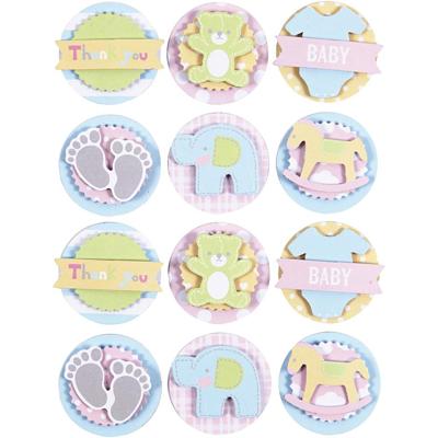 Creativ Company 3d baby stickers, baby, d 35 mm, dikte 5 mm, 1 vel