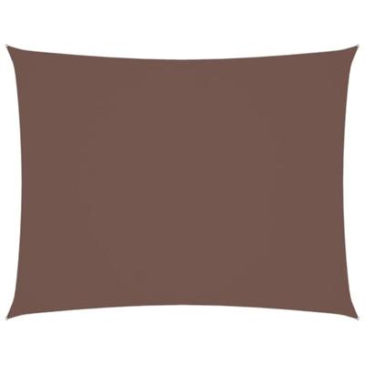 Zonnescherm rechthoekig 2,5x3,5 m oxford stof bruin