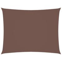Zonnescherm rechthoekig 2,5x3,5 m oxford stof bruin - thumbnail