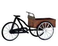Lemax carry bike kerstdorp accessoire Caddington Village 2016 - thumbnail