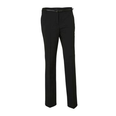 ESPRIT Women Collection tapered fit pantalon zwart