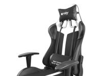 FURY Avenger XL Universele gamestoel Gecapitonneerde zitting Zwart, Wit - thumbnail