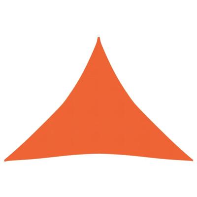 VidaXL Zonnezeil 160 g/m² 4x4x4 m hdpe oranje