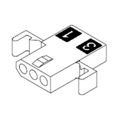 Molex 03-06-1031 Female behuizing (kabel) Inhoud: 1 stuk(s) Bag