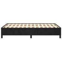 Bedframe zonder matras 120x190 cm fluweel zwart - thumbnail