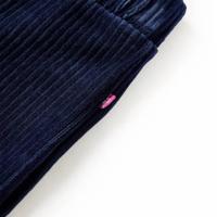 Kinderbroek 92 ribfluweel marineblauw - thumbnail