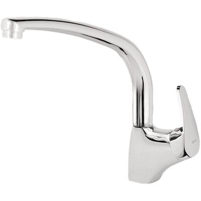 Keukenkraan Tres ECO | Opbouw | 360° Draaibaar | Mengkraan | 1-hendel | Rond | Chroom Keukenkraan Tres ECO | Opbouw | 360° Draaibaar | Mengkraan | 1-hendel | Rond | Chroom