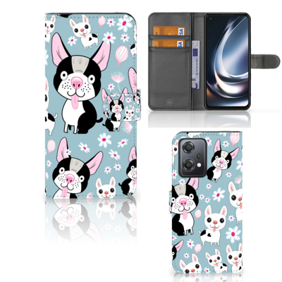 OnePlus Nord CE 2 Lite | Telefoonhoesje | Met pasjeshouder | Hondjes
