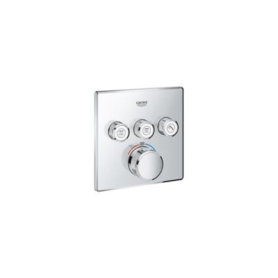 GROHE Grohtherm smartcontrol afdekset douchethermostaat met omstel 3x vierk.chr 29126000 GROHE Grohtherm smartcontrol afdekset douchethermostaat met omstel 3x vierk.chr 29126000