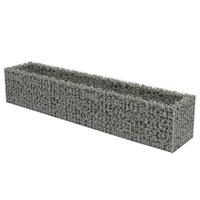 VidaXL Gabion plantenbak verhoogd 270x50x50 cm gegalvaniseerd staal - thumbnail