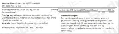 Niacine Flush-Free 90v-caps