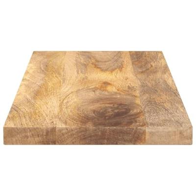 Tafelblad rechthoekig 90x40x3,8 cm massief mangohout